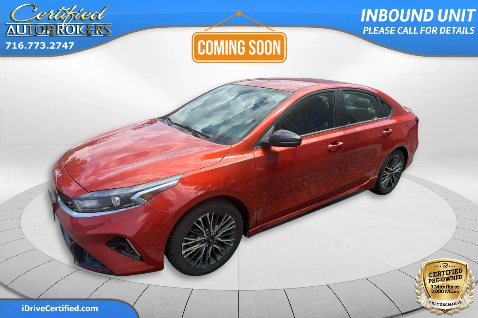 Orange 2023 Kia Forte GT-Line for sale in Grand Island, NY