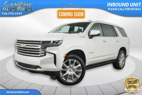 White 2021 Chevrolet Tahoe High Country 4x4 for sale in Grand Island, NY