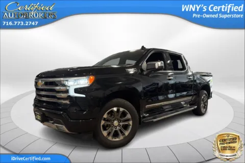 Black 2022 Chevrolet Silverado 1500 High Country 4x4 for sale in Grand Island, NY