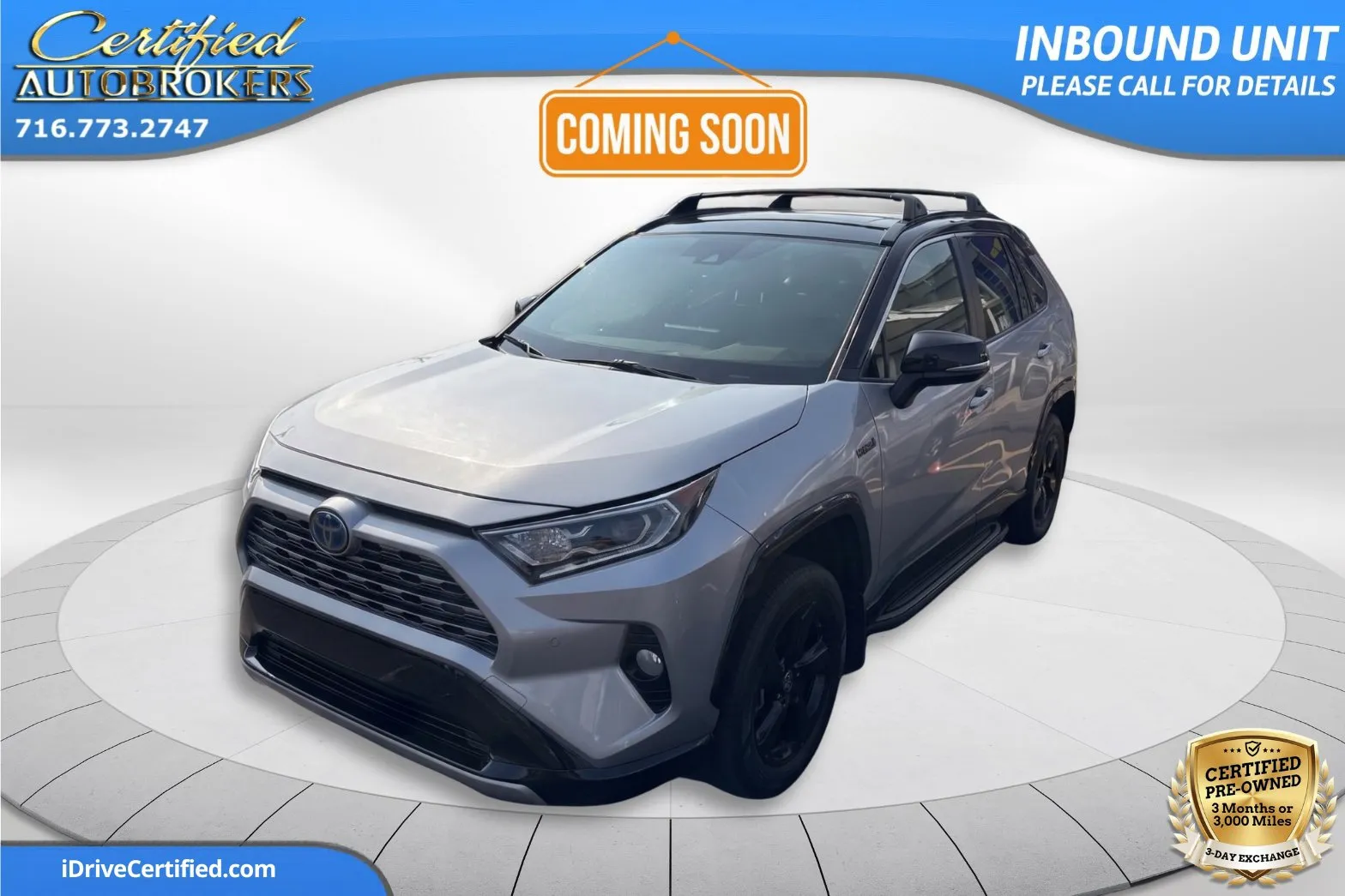 Black 2021 Toyota RAV4 Hybrid XSE AWD for sale in Grand Island, NY