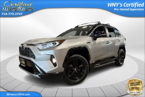 Black 2021 Toyota RAV4 Hybrid XSE AWD for sale in Grand Island, NY