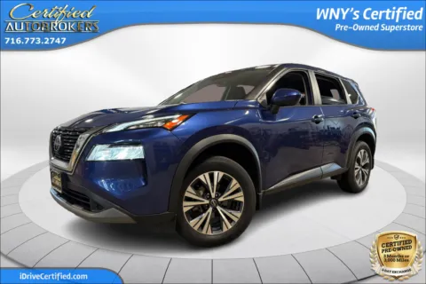 Blue 2023 Nissan Rogue SV AWD for sale in Grand Island, NY