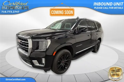 Black 2021 GMC Yukon SLT 4x4 for sale in Grand Island, NY