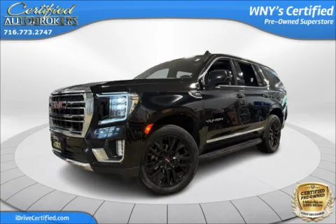 Black 2021 GMC Yukon SLT 4x4 for sale in Grand Island, NY