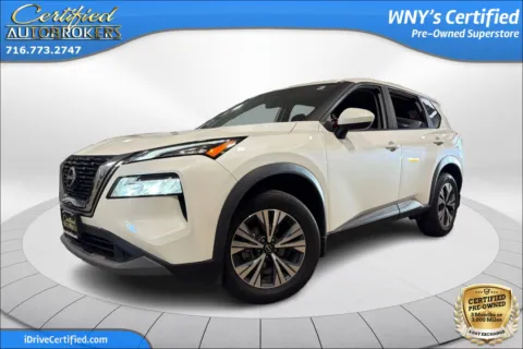 White 2023 Nissan Rogue SV AWD for sale in Grand Island, NY