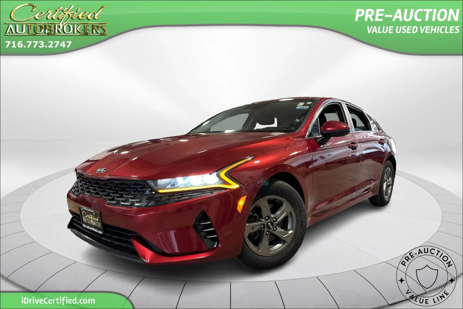Red 2021 Kia K5 LXS for sale in Grand Island, NY