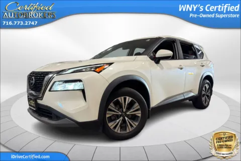 White 2023 Nissan Rogue SV AWD for sale in Grand Island, NY