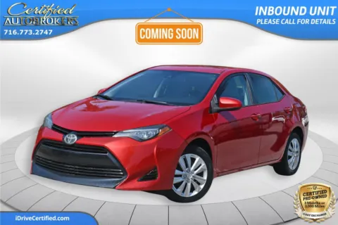 Red 2018 Toyota Corolla LE for sale in Grand Island, NY