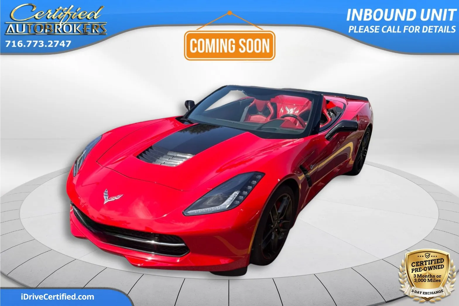 Red 2019 Chevrolet Corvette Z51 3LT Stingray for sale in Grand Island, NY