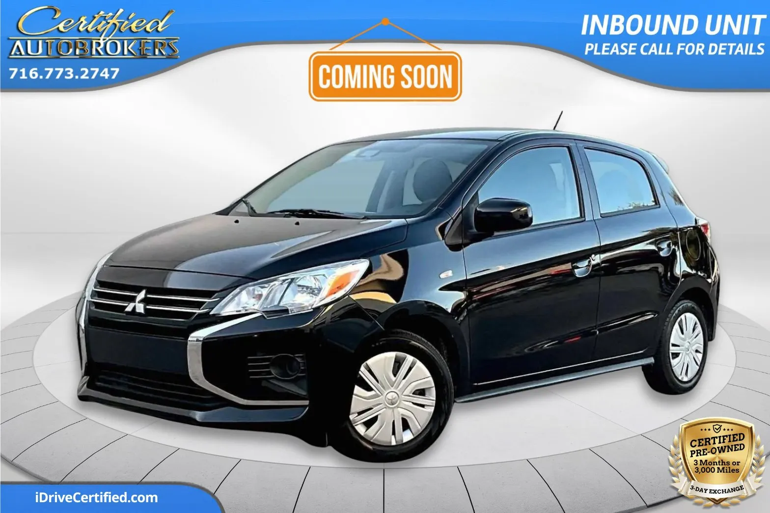 Black 2024 Mitsubishi Mirage ES for sale in Grand Island, NY