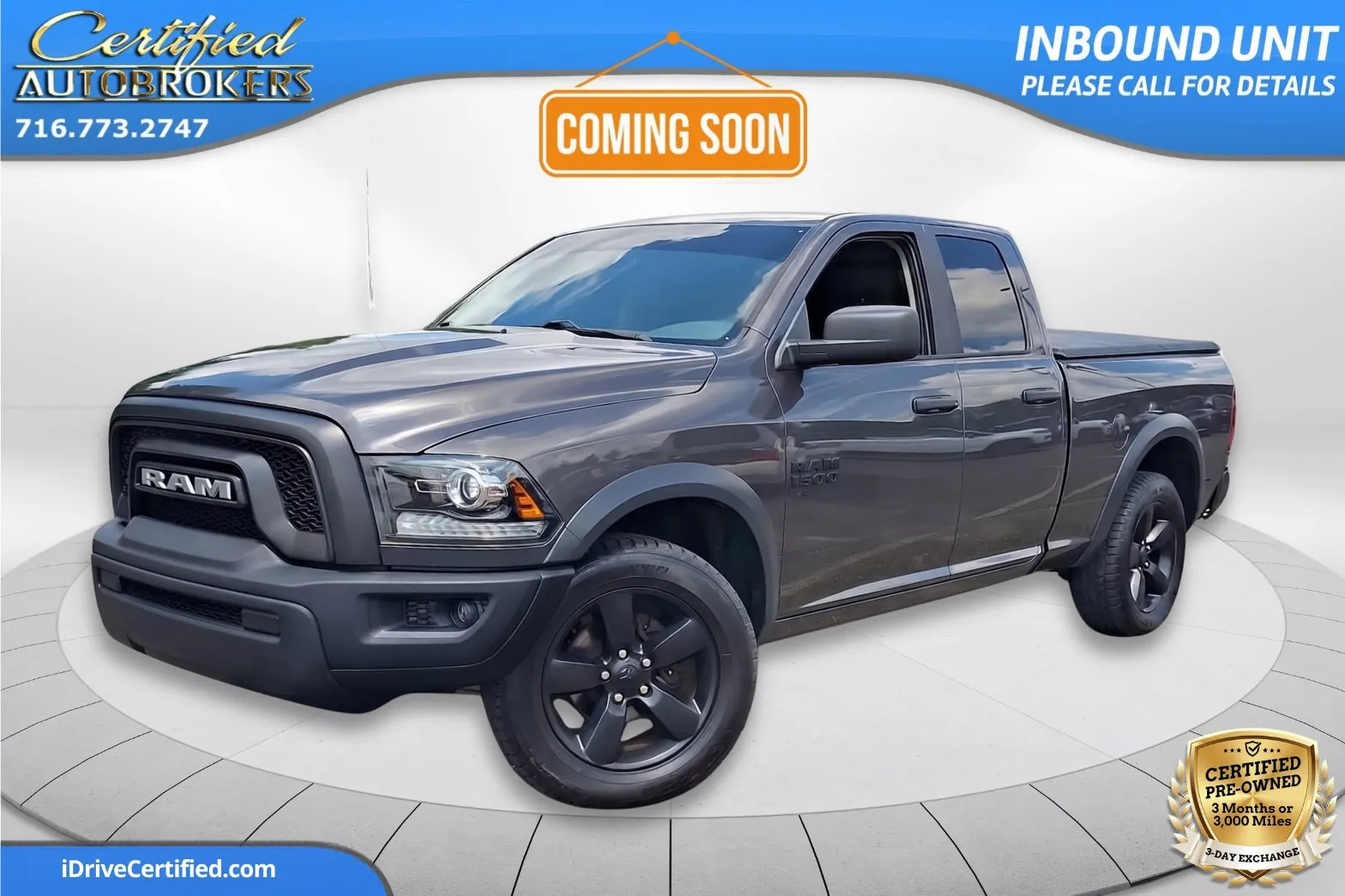 Blue 2020 Ram 1500 Classic Warlock 4x4 for sale in Grand Island, NY