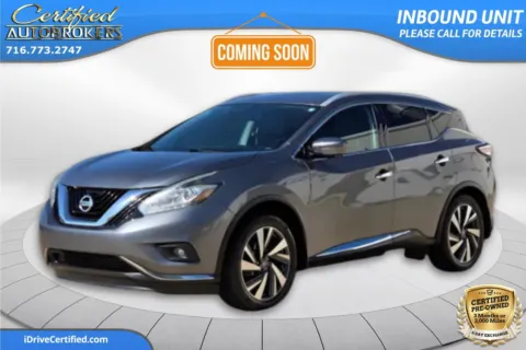 Gray 2018 Nissan Murano Platinum AWD for sale in Grand Island, NY
