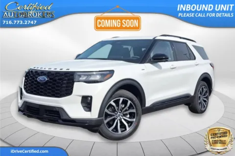 White 2026 Ford Explorer ST-Line 4x4 for sale in Grand Island, NY