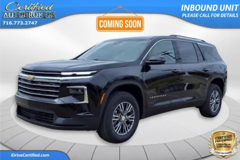 Black 2026 Chevrolet Traverse LT AWD for sale in Grand Island, NY