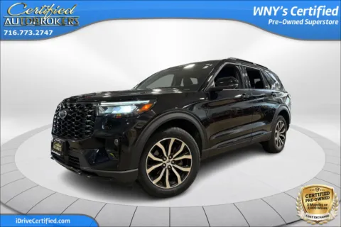 Black 2026 Ford Explorer ST-Line 4x4 for sale in Grand Island, NY