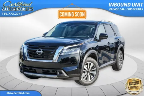 Black 2025 Nissan Pathfinder SL 4x4 for sale in Grand Island, NY