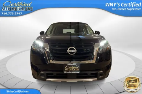Photos of 2025 Nissan Pathfinder SL 4x4 for sale in Grand Island, NY at Certified AutoBrokers