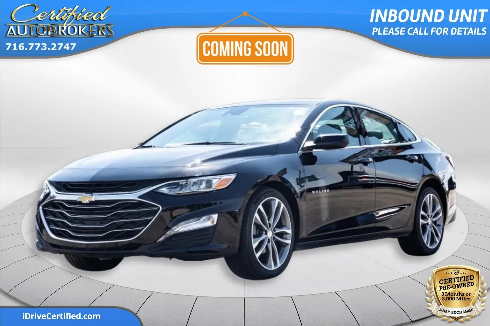 Black 2024 Chevrolet Malibu LT for sale in Grand Island, NY