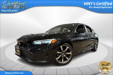 Black 2025 Honda Civic Sedan Hybrid Sport for sale in Grand Island, NY