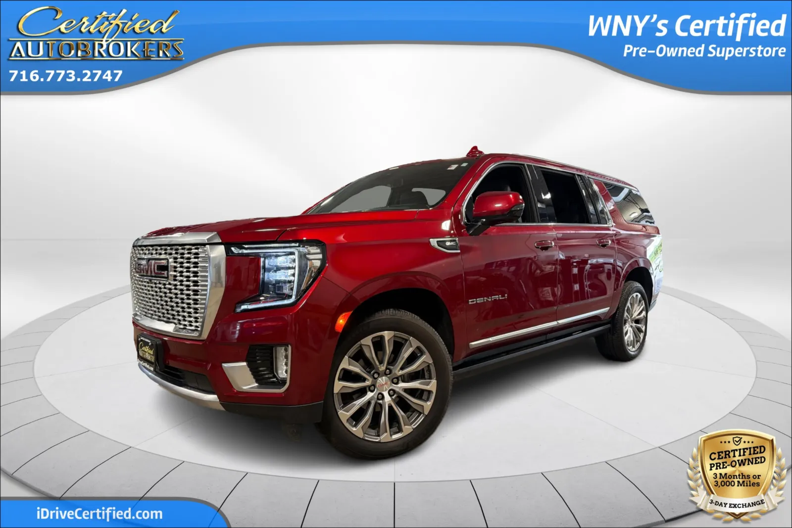 Red 2023 GMC Yukon XL Denali 4x4 for sale in Grand Island, NY