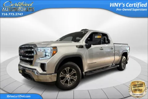 Silver 2021 GMC Sierra 1500 SLE 4x4 for sale in Grand Island, NY