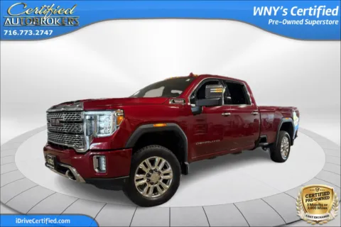 Red 2020 GMC Sierra 3500 HD Denali Ultimate LB 4x4 for sale in Grand Island, NY