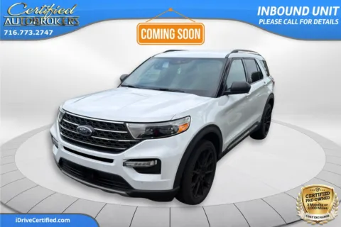 White 2020 Ford Explorer XLT 4x4 for sale in Grand Island, NY