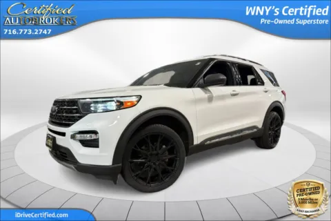 White 2020 Ford Explorer XLT 4x4 for sale in Grand Island, NY