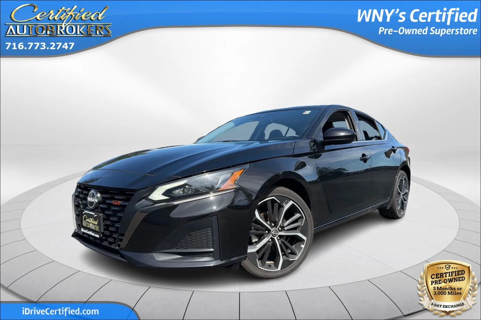 Black 2024 Nissan Altima 2.5 SR AWD for sale in Grand Island, NY