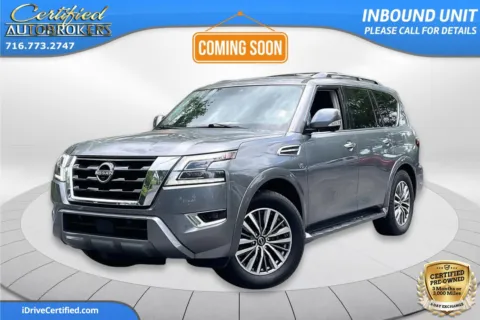 Gray 2022 Nissan Armada SL 4x4 for sale in Grand Island, NY