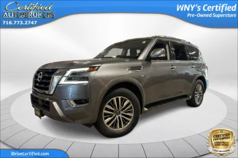 Gray 2022 Nissan Armada SL 4x4 for sale in Grand Island, NY