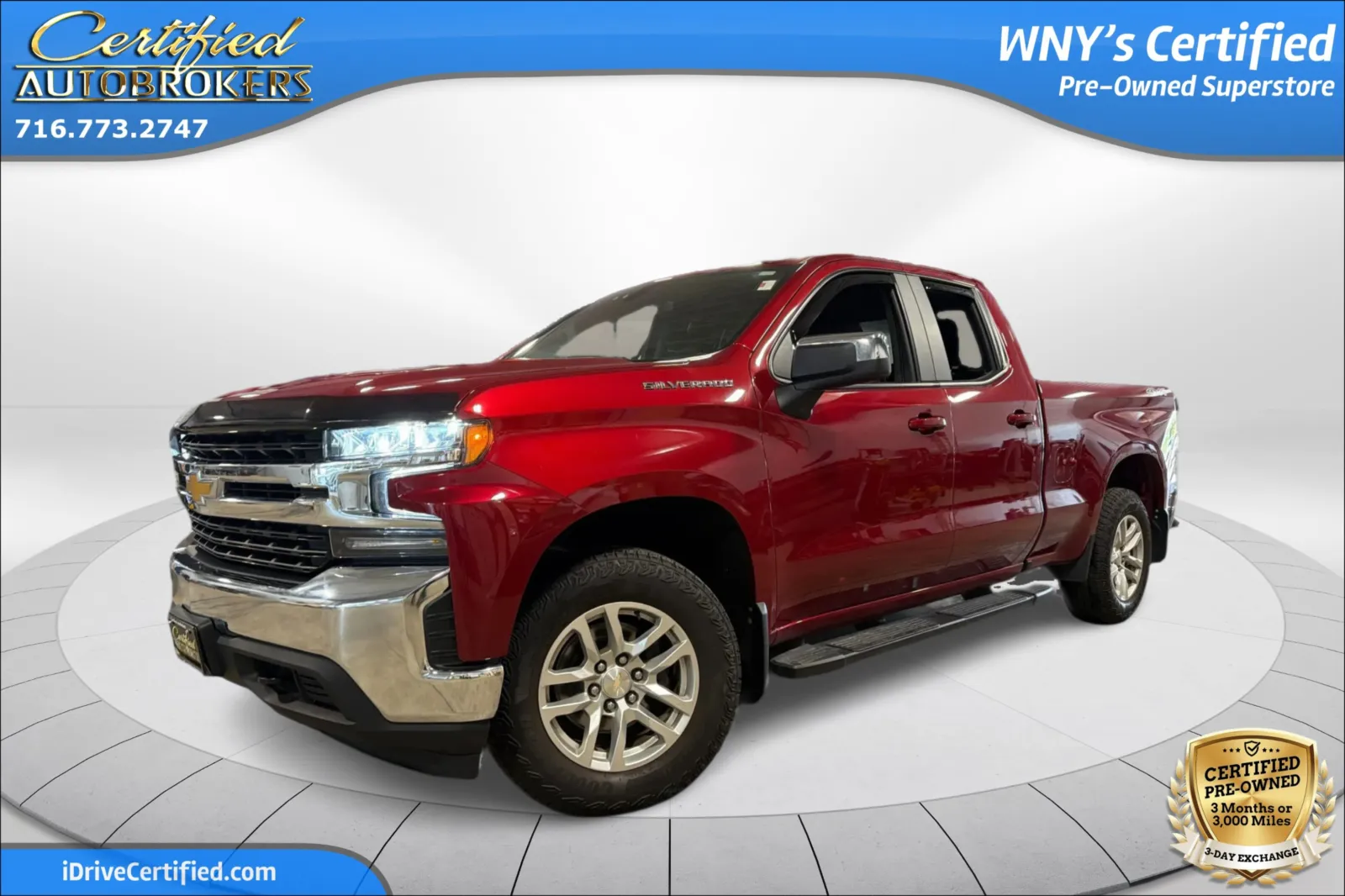 Red 2022 Chevrolet Silverado 1500 LTD LT 4x4 for sale in Grand Island, NY