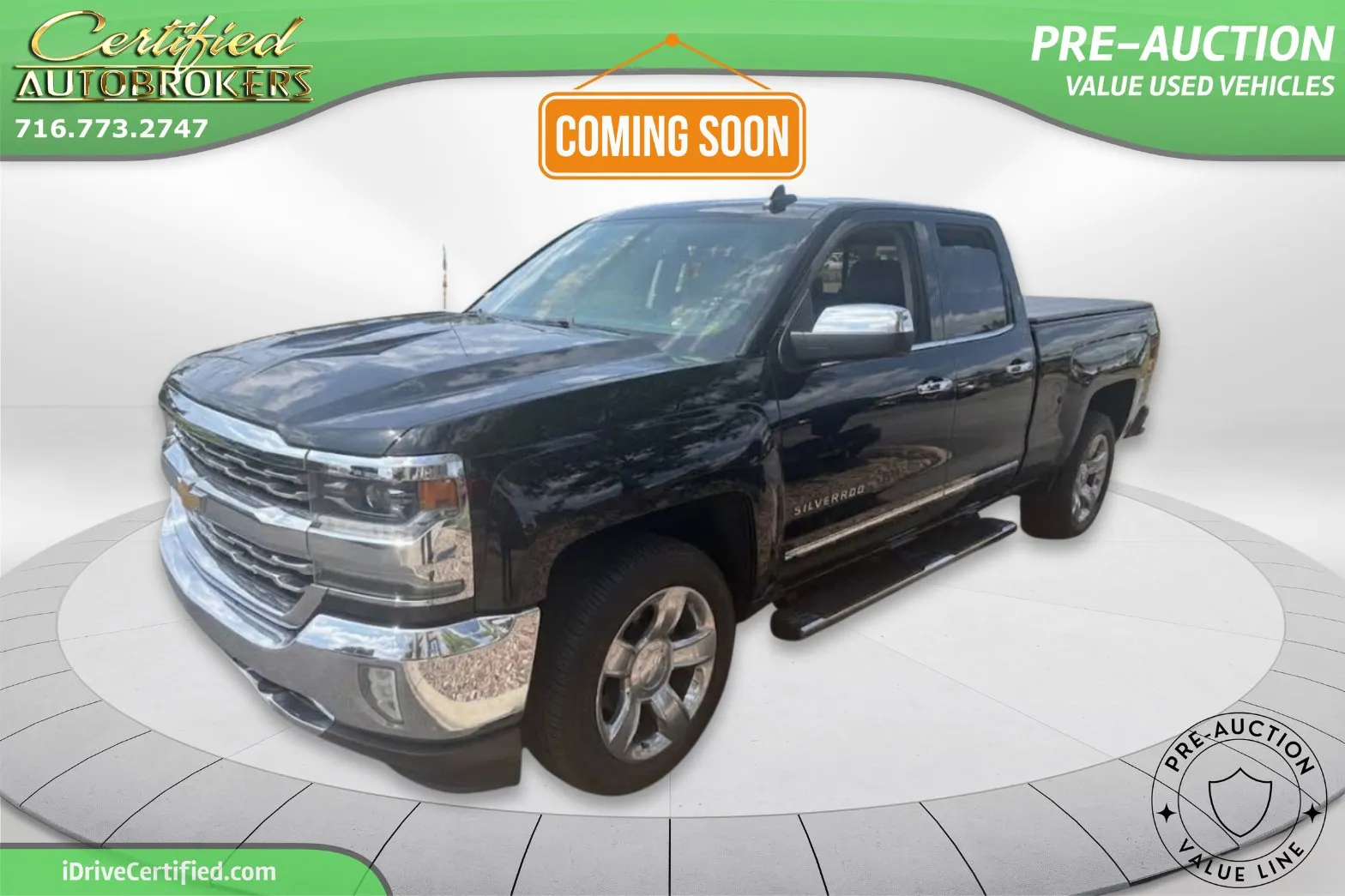 Black 2018 Chevrolet Silverado 1500 LTZ 4x4 for sale in Grand Island, NY