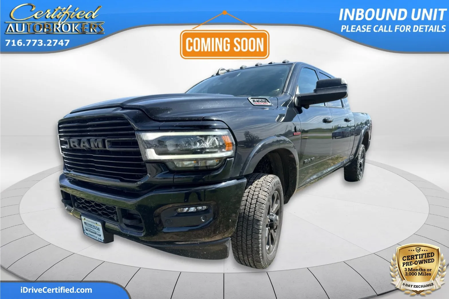 2022 Ram 3500 Laramie Mega Cab Long Bed 4x4