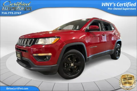 Red 2020 Jeep Compass Latitude 4x4 for sale in Grand Island, NY