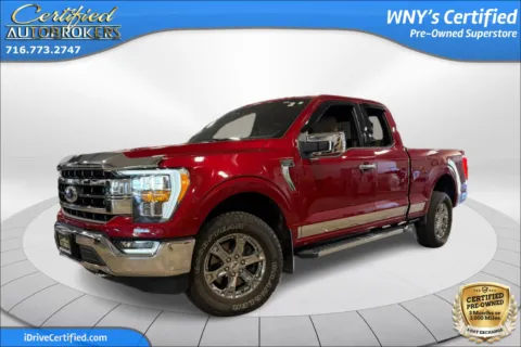 Red 2021 Ford F-150 LARIAT FX4 4x4 for sale in Grand Island, NY