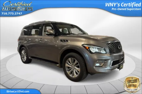Another view of 2016 INFINITI QX80 4x4 for sale in Grand Island, NY at Certified AutoBrokers