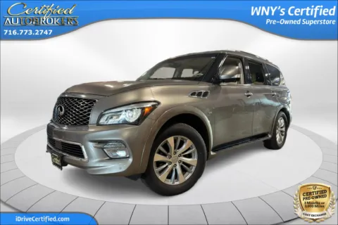 Gray 2016 INFINITI QX80 4x4 for sale in Grand Island, NY