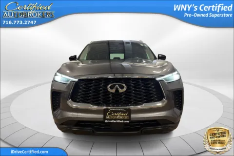 Photos of 2025 INFINITI QX60 LUXE AWD for sale in Grand Island, NY at Certified AutoBrokers