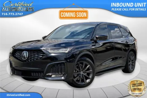 Black 2025 Acura MDX w/A-Spec Advance Package AWD for sale in Grand Island, NY