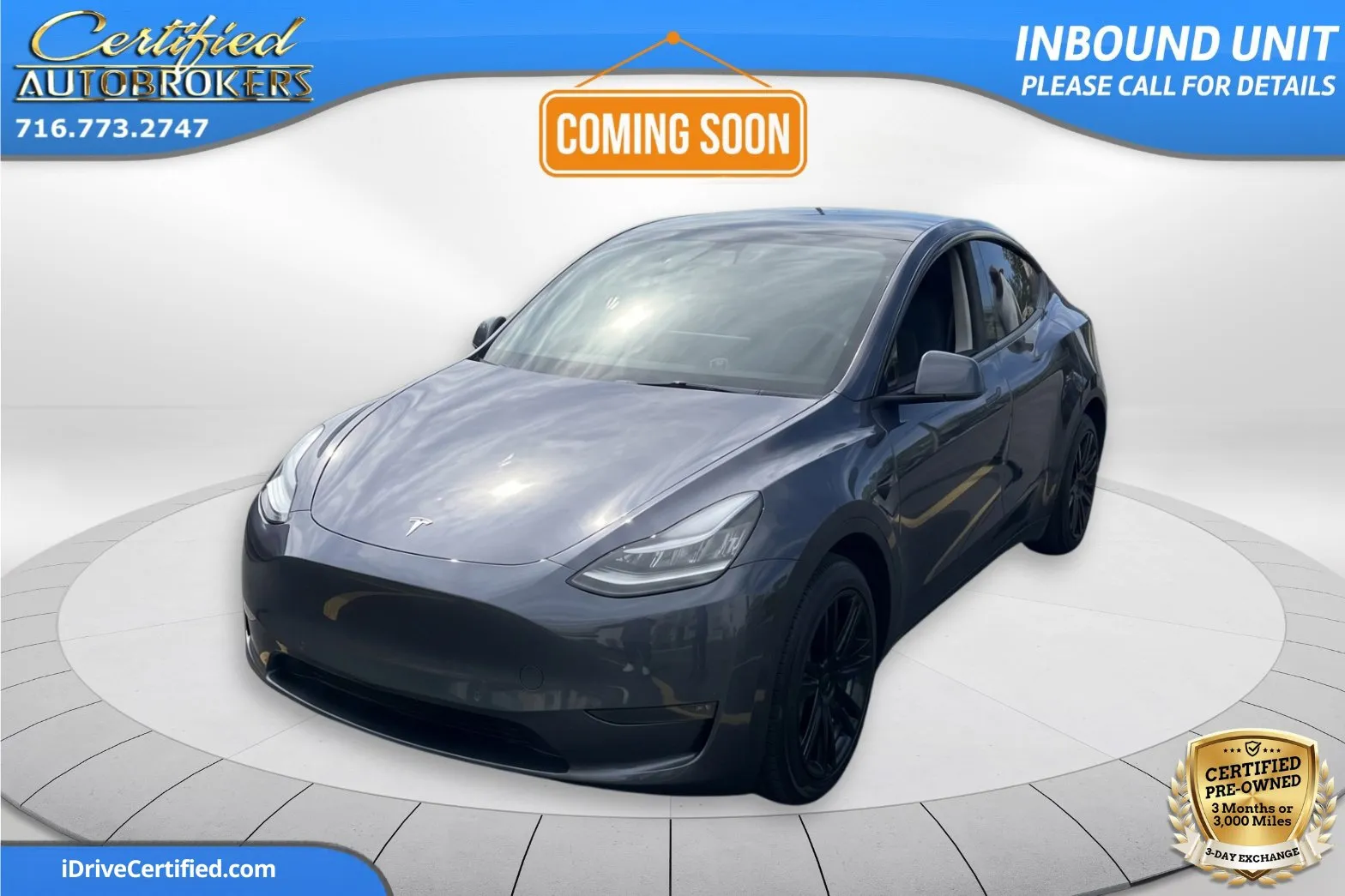 Silver 2021 Tesla Model Y Long Range AWD for sale in Grand Island, NY