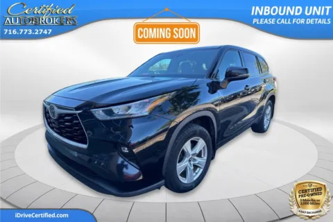 Black 2020 Toyota Highlander LE AWD for sale in Grand Island, NY