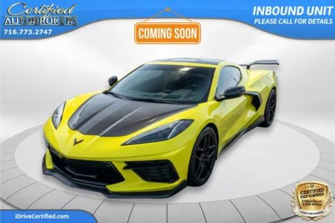 Yellow 2021 Chevrolet Corvette 3LT Stingray for sale in Grand Island, NY