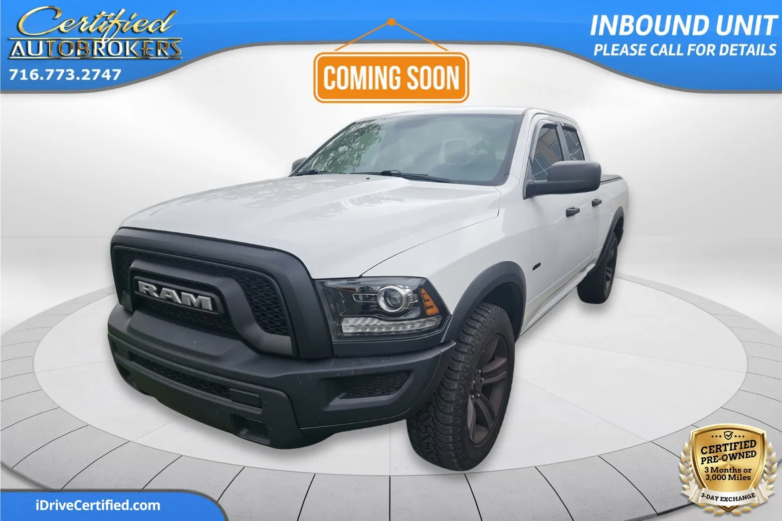 White 2021 Ram 1500 Classic Warlock 4x4 for sale in Grand Island, NY