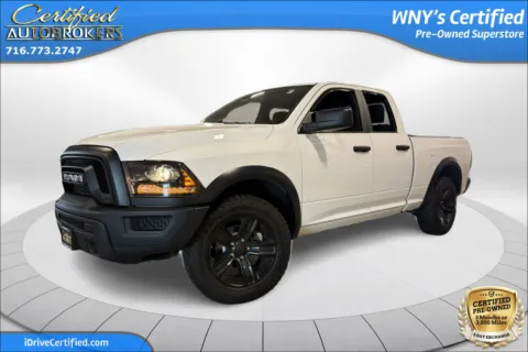 White 2021 Ram 1500 Classic Warlock 4x4 for sale in Grand Island, NY
