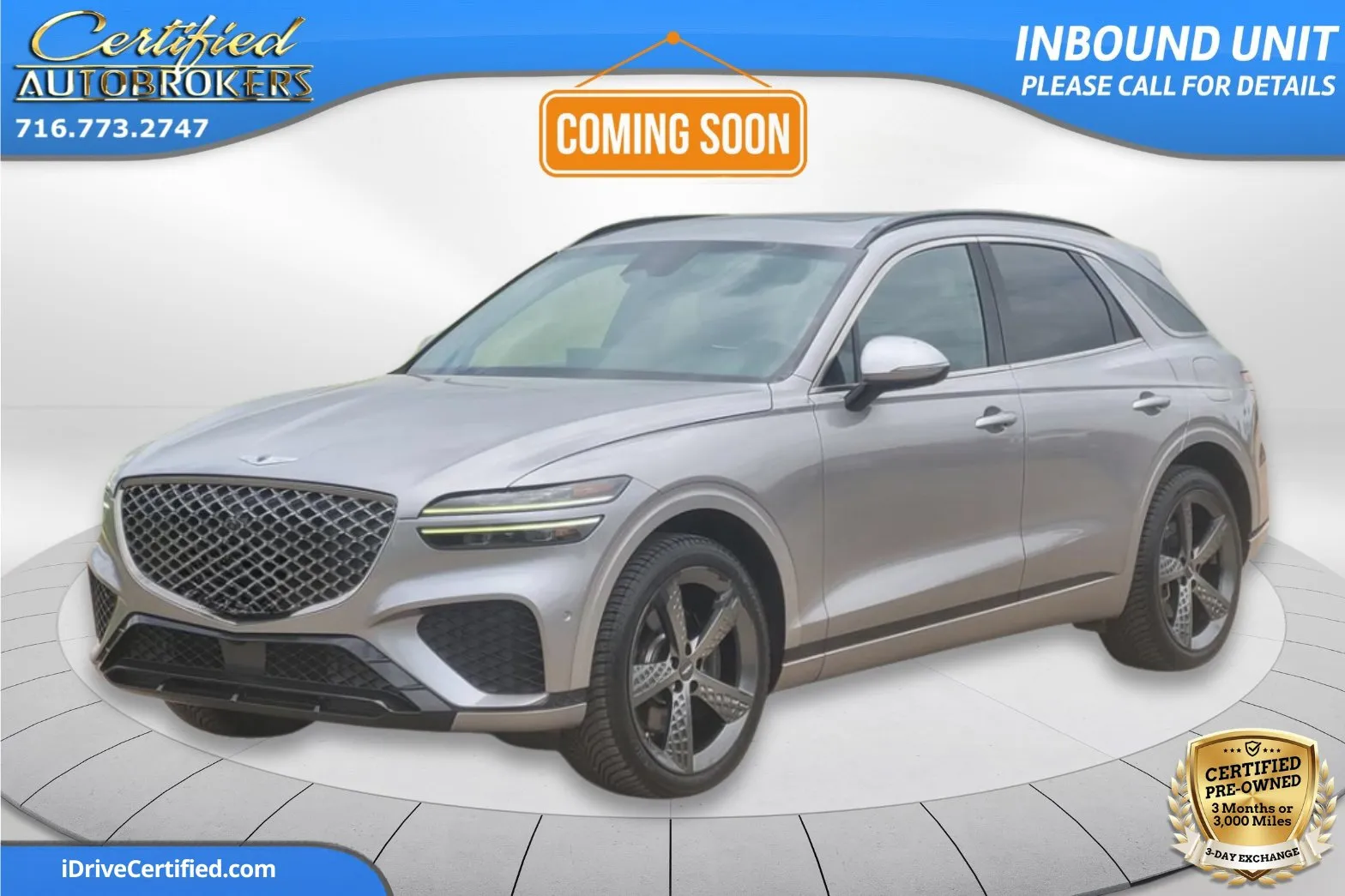 Silver 2022 Genesis GV70 3.5T Sport AWD for sale in Grand Island, NY
