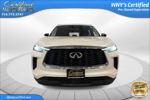 Photos of 2025 INFINITI QX60 LUXE AWD for sale in Grand Island, NY at Certified AutoBrokers