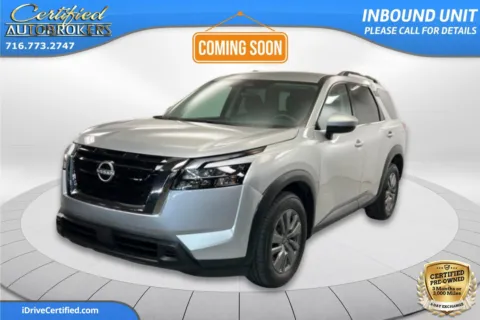 Silver 2025 Nissan Pathfinder SV 4x4 for sale in Grand Island, NY