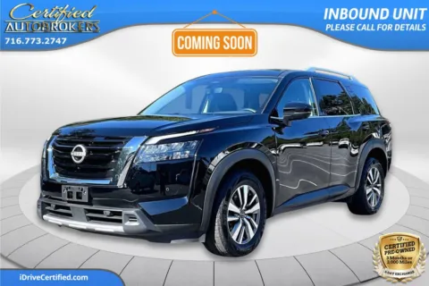 Black 2025 Nissan Pathfinder SL 4x4 for sale in Grand Island, NY
