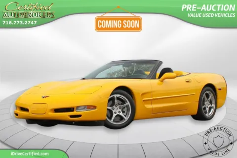 Yellow 2001 Chevrolet Corvette C5 Convertible for sale in Grand Island, NY
